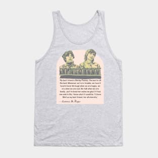 Laverne and Shirley - Friendship Quote Tank Top